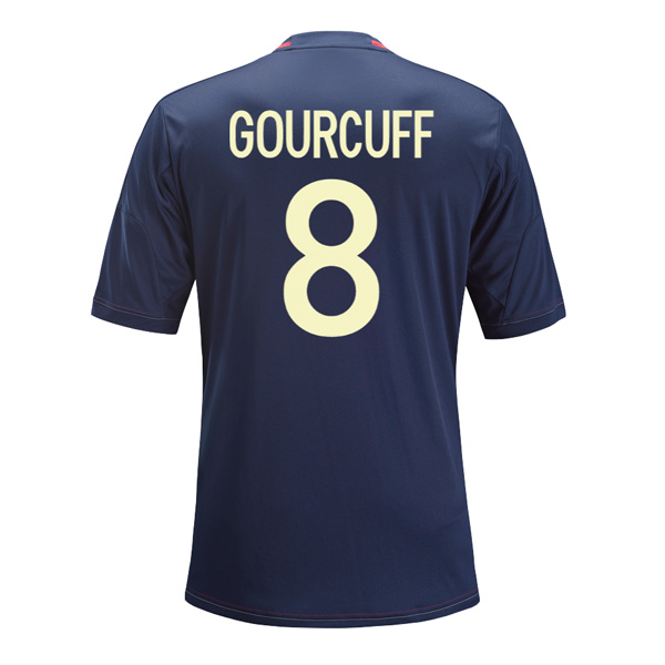 13-14 Olympique Lyonnais #8 Gourcuff Away Black Jersey Shirt - Click Image to Close